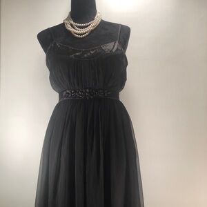 Vexty Women’s Black spaghetti strap dress Size medium‎